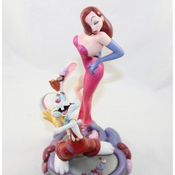 Figurine Jessica et Roger Rabbit DISNEY Makrita boîte à bijoux résine 27 cm