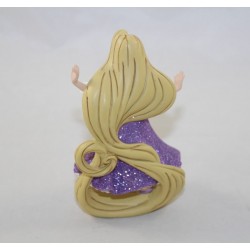 Figurine en résine Raiponce DISNEYLAND PARIS robe mauve 11 cm