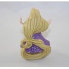 Figurine en résine Raiponce DISNEYLAND PARIS robe mauve 11 cm