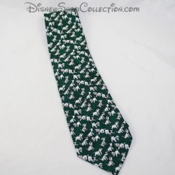 Cravate 101 Dalmatiens DISNEY chiots vert blanc homme