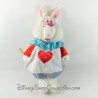 Peluche le lapin blanc DISNEY STORE Alice au pays des merveilles trompette 40 cm