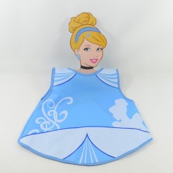 Tablier d'activités Princesse Cendrillon DISNEY grand bavoir plastique bleu 31 cm