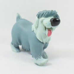 Figurine Max chien DISNEY La petite sirène chien du Prince Eric gris pvc 9 cm