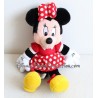 Bianco di peluche Minnie DISNEYLAND PARIS pisello rosso vestito