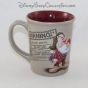 Mug obere Zwerg Mürrisch DISNEY Warning Warnung Tasse Keramik 3D-Relief