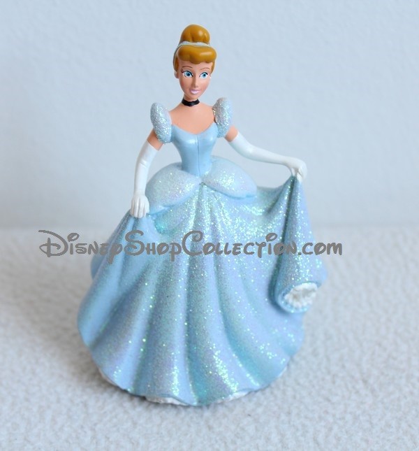 Figurine r sine Cendrillon DISNEYLAND PARIS robe bleu Disney 10 cm