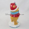 Figurine Winnie L'ourson DISNEY Noel statuette en résine collection 20 cm