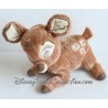 Peluche Bambi DISNEY NICOTOY motifs feuille et glands 21 cm