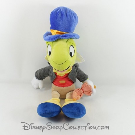 Plüsch Jiminy Cricket DISNEY STORE Pinocchio Schirm rot 45 cm