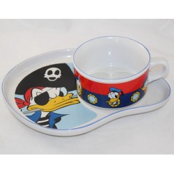 Set plate and bowl STUDIO MOONFLOWER Disney That's Donald pirate