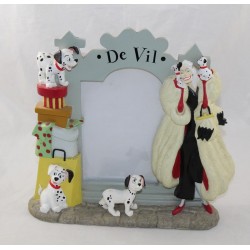 Cadre photo résine Cruella De Vil DISNEY STORE Les 101 dalmatiens 22 cm cm