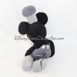 Peluche Mickey DISNEY Steamboat retro noir et blanc 28 cm