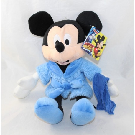 Plüsch Mickey DISNEY NICOTOY Pyjama Pyjama Blau 25 cm NEU