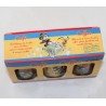 Sortimente mit 3 kaffee reine Arabica DISNEYLAND PARIS kleine leere Metall-Boxen