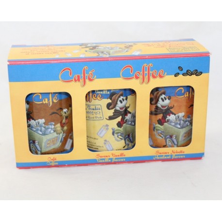 Sortimente mit 3 kaffee reine Arabica DISNEYLAND PARIS kleine leere Metall-Boxen