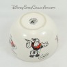 Mickey bowl DISNEYLAND PARIS sketch comic book beige red ceramic Disney 14 cm