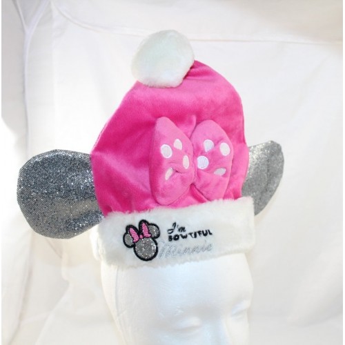 Bonnet de Noël Minnie DISNEY BABY Bowtiful bébé rose oreilles 18-24