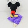 Doudou mouchoir Mickey DISNEY PTS SRL champignon violet 30 cm