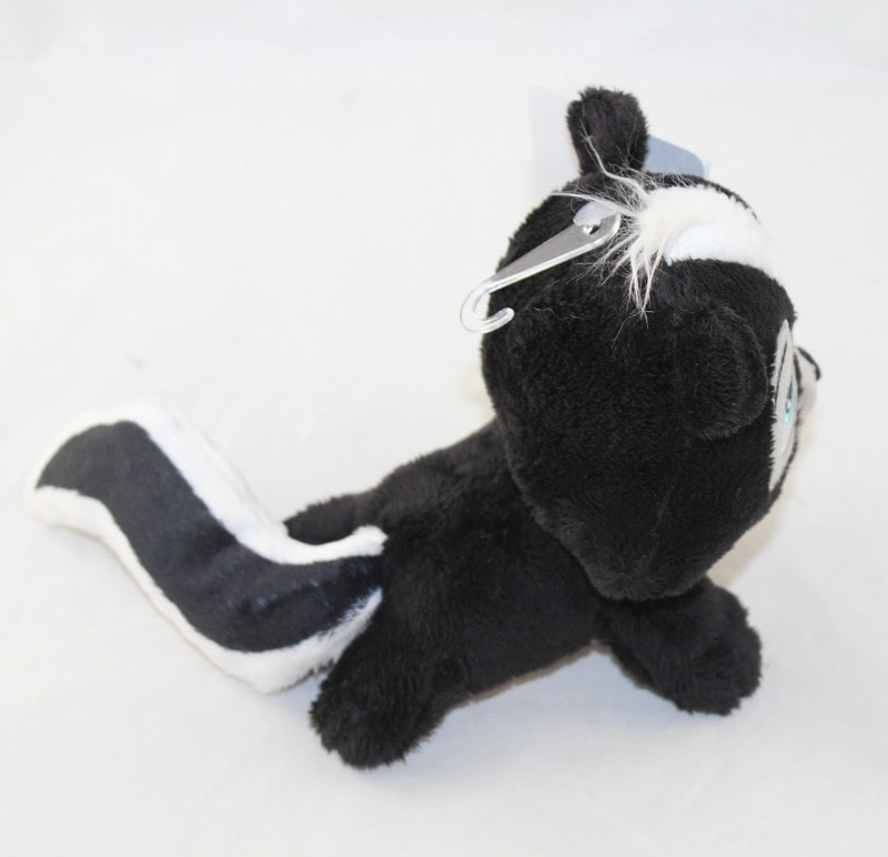 Mini peluche Fleur putois DISNEYLAND PARIS Bambi noir et blanc