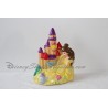 Tirelire La Belle et La Bête DISNEY tirelire château et Belle assise plastique 15 cm