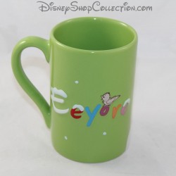 Taza en relieve Bourriquet DISNEY STORE Eeyore taza verde