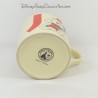 Mug Mickey DISNEYLAND PARIS letter J ceramic cup beige red