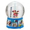 Globo de nieve Mickey y Minnie DISNEYLAND PARIS Torre Eiffel globo de nieve luminoso 13 cm