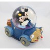 Neve musical globe car Mickey Minnie DISNEYLAND RESORT PARIS Zip-A-Dee-Doo-Dah blu vintage