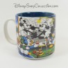 Mug scene Mickey Minnie DISNEY STORE Drive in Movie stars Mickey Mouse pink