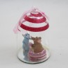 Bola de Navidad de cristal DISNEYLAND PARIS Adorno Ratatouille brillo rosa Disney 9 cm