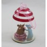 Bola de Navidad de cristal DISNEYLAND PARIS Adorno Ratatouille brillo rosa Disney 9 cm