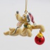 Ornement chien Pluto DISNEY décoration à suspendre boule de Noël tout doux 9 cm