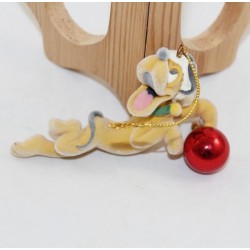 Ornement chien Pluto DISNEY décoration à suspendre boule de Noël tout doux 9 cm