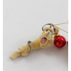 Ornement chien Pluto DISNEY décoration à suspendre boule de Noël tout doux 9 cm