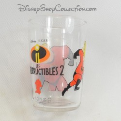 Glass The Incredibles DISNEY PIXAR Amora Mr Indestructible mustard glass 10 cm