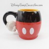 Taza en relieve Mickey DISNEYLAND PARIS cup 3D rojo negro mango mano 12 cm