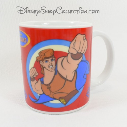 Taza Hércules DISNEY Manios SA Hércules y Pegaso porcelana roja 9