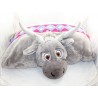 Peluche coussin renne Sven DISNEYLAND PARIS La reine des neiges pillow pets gris 50 cm