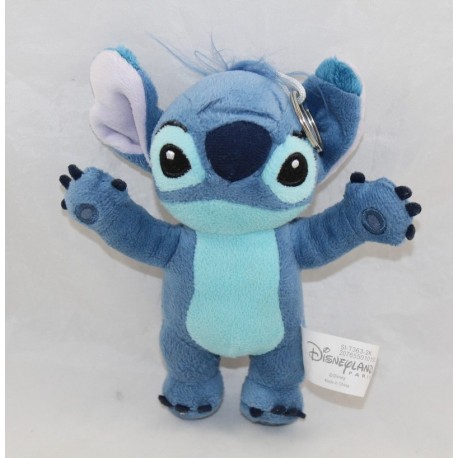 Plüsch-Schlüsselanhänger Stitch DISNEYLAND PARIS Lilo und Stitch blau 15 cm