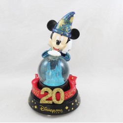 Luminous Mickey Musical Snow Globe DISNEYLAND PARIS 20 Years Celebration Fantasia Magician
