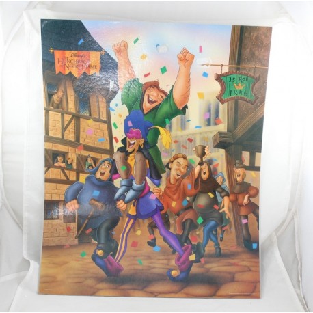 Cartel laminado Quasimodo DISNEY El jorobado de Notre Dame muestra Clopin 51 cm