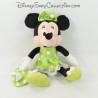 Peluche Minnie DISNEY NICOTOY Fashio robe verte à pois blanc sac à main 30 cm