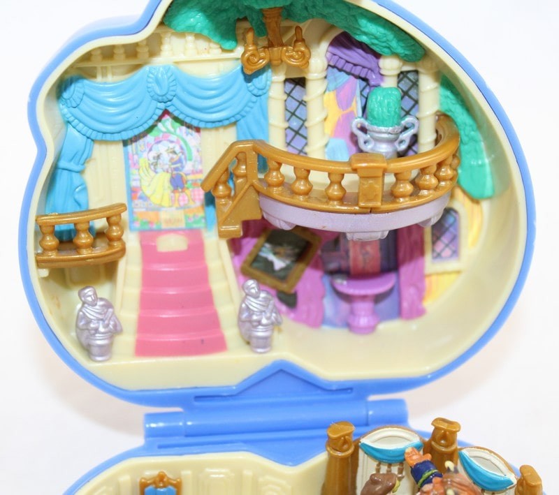 Château polly pocket la belle et la bête vintage - Disney | Beebs