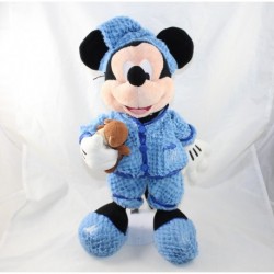 Mickey plush DISNEYLAND PARIS blue teddy bear pajamas 40 cm