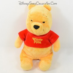 Plush Winnie the Pooh DISNEY NICOTOY yellow red t-shirt Winnie the Pooh 35 cm