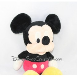 Peluche Mickey DISNEY NICOTOY 34 cm classique noir et rouge