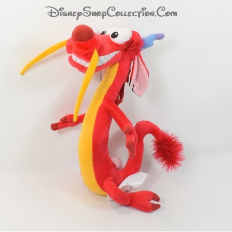 copy of Plush dragon Mushu DISNEYLAND PARIS Mulan red Disney 40...