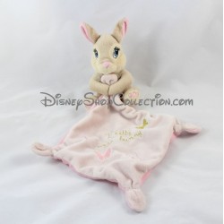 Doudou handkerchief rabbit Miss Bunny DISNEY Pretty Miss Bunny Golden Butterfly 14 cm NICOTOY