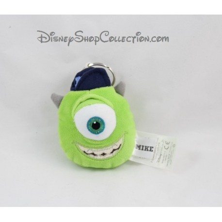 Schlüsselanhänger Plüsch Mike DISNEY STORE Monster, Inc. Bob grün 11 cm