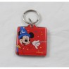 Porta chiave Mickey DISNEYLAND PARIS Fantasia blu mago quadrato rosso rosso